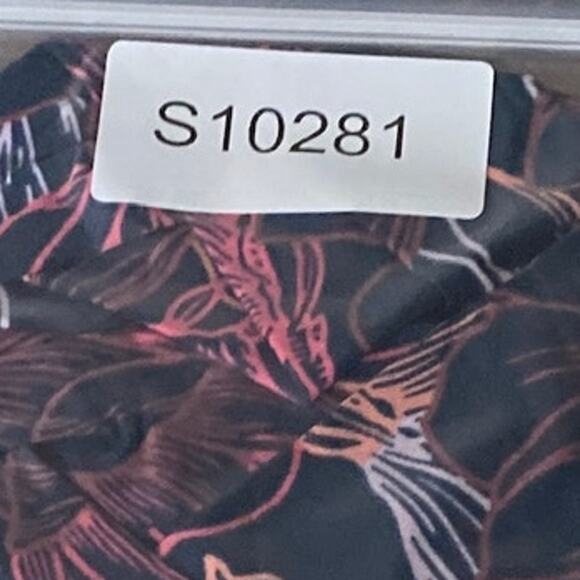 Active Zone Women Jacket Blue Pink Floral Full Zip Hooded Lightweight Stretch 2X - Picture 12 of 12